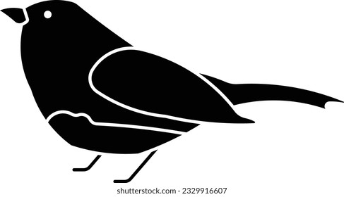 Dark eyed Junco Junco bird flying animal Glyph