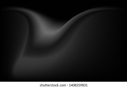 Dark fabric background decor black
