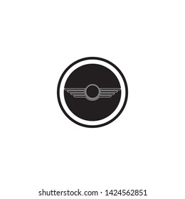 dark Falcon Wing Logo Template vector icon