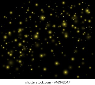 Dark festive background with random dots, like shine lights. Creative design for your beautiful design for Christmas or something else ides