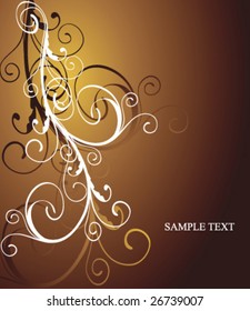 dark floral background