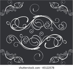 dark floral background