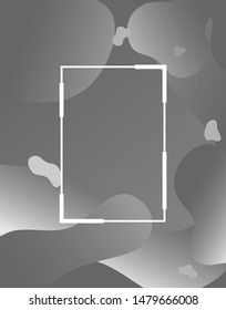 Dark Fluid Background Liquid Abstract Vector. Shape Design. Graphic Poster. Geometric Gradient. Fluid Liquid Abstract Background Vector