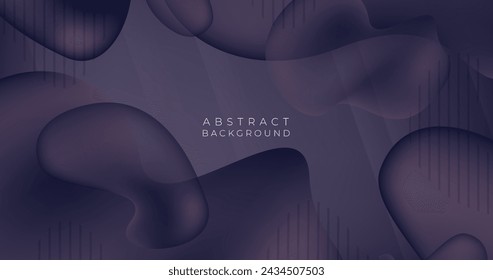 Dark fluid shapes background vector design in eps 10