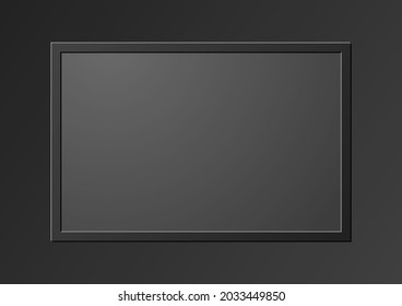 dark frame on black background 