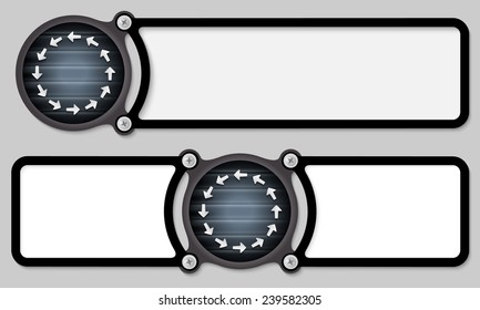 dark frames for any text and arrows