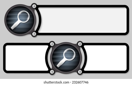 dark frames for any text with magnifier