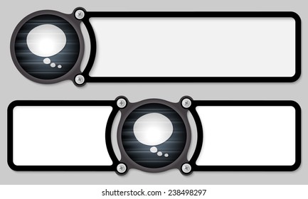 dark frames for any text and speech bubble