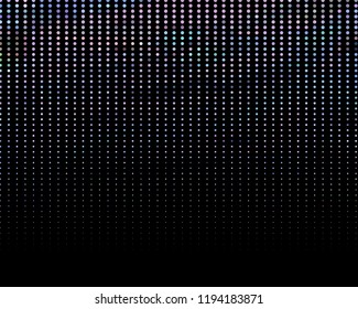 Dark futuristic halftone pattern. Comic background. Dotted backdrop with circles, dots, point large scale. Design element for web banners, posters, cards, wallpapers, sites. Black and violet color