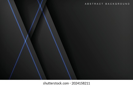 Dunkle futuristische Technologie Hintergrund mit roten blauen Linien.