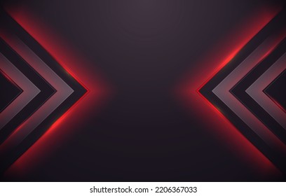 Dark Game Background With Red Arrows