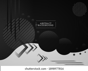 Fondo de diseño moderno elegante y geométrico oscuro
