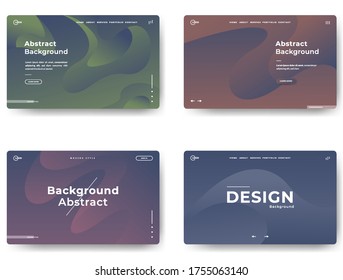 dark geometric background color. Fluid shapes composition