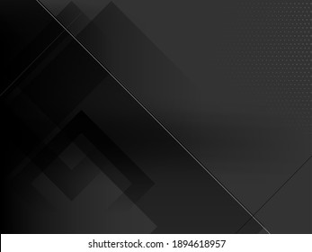 Dark geometric black abstract background elegant design pattern 