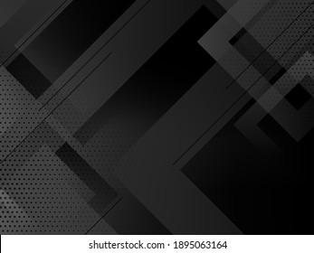 Dark geometric black abstract background elegant decorative design pattern 