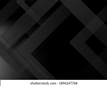 Dark Geometric Black Abstract Background Elegant Decorative Design Pattern 