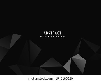 Dark geometric black abstract background elegent design pattern vector - Powered by Shutterstock - Get 15% off with code: PIKWIZARD15