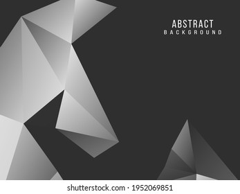 Vector de patrón de diseño elegante de fondo abstracto geométrico oscuro