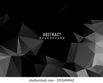 Vector de patrón de diseño elegante de fondo abstracto geométrico oscuro