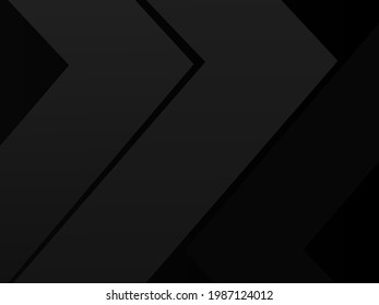 Dark geometric black abstract background elegent design pattern vector