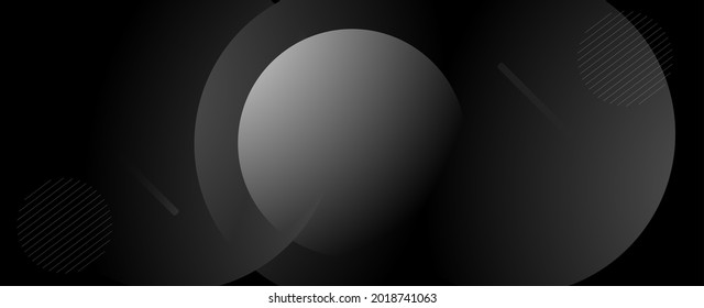 Dark geometric black abstract background elegent design pattern vector