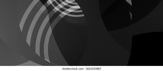 Dark geometric black abstract background elegent design pattern vector