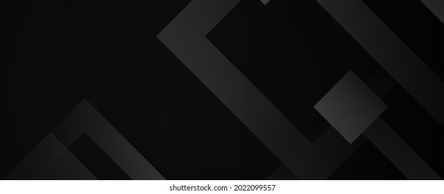 Dark geometric black abstract background elegent design pattern vector
