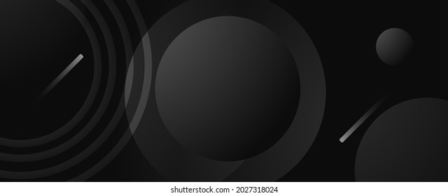 Dark geometric black abstract background elegent design pattern vector