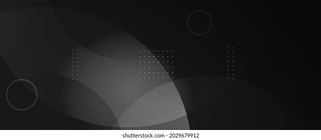 Dark geometric black abstract background elegent design pattern vector