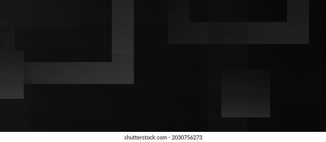 Dark geometric black abstract background elegent design pattern vector