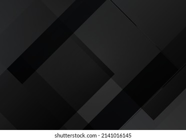 Dark geometric black abstract background elegent design pattern vector