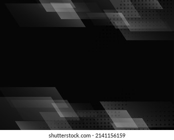 Vector de patrón de diseño de fondo abstracto geométrico oscuro
