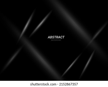 Dark geometric black abstract background elegent design pattern vector