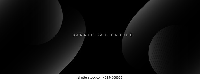 Dark geometric black abstract background elegent design pattern vector