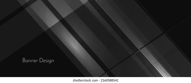 Vector de patrón de diseño elegante de fondo abstracto geométrico oscuro
