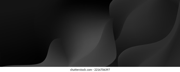 Dark geometric black abstract background elegant decorative design pattern vector
