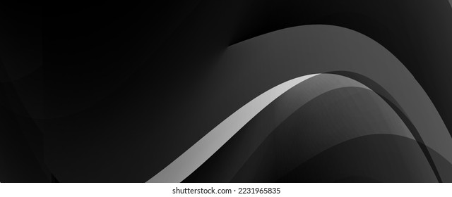 Dark geometric black abstract background elegant decorative design pattern vector