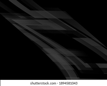 Dark Geometric Black Abstract Elegant Design Pattern Background