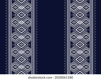 Patrón de diseño tradicional geométrico oscuro utilizado para falda, alfombra, papel pintado, ropa, envoltura, batik, tela, ropa, sábanas, diseño de la textura de bordado de la ilustración vectorial.eps