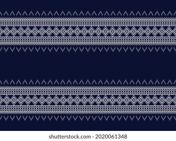 
Patrón geométrico oscuro de diseño tradicional Textos utilizados para falda, alfombra, papel de pared, ropa, envoltura, batik, tela, ropa, sábanas, diseño de plantillas de bordado de ilustración vectorial.eps