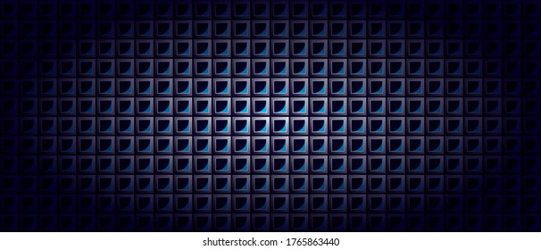 Dark Geometric grid background Modern dark abstract vector texture	
