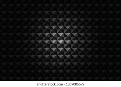 Dark Geometric grid background. Modern dark abstract vector texture.
