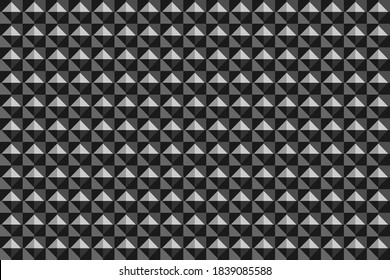 Dark Geometric grid background. Modern dark abstract vector texture.
