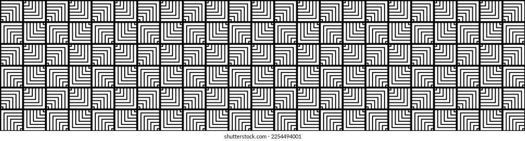 Dark geometric grid background. Modern dark abstract vector texture.