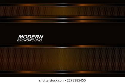 Dark geometric illustration with mesh curtains with a shiny border