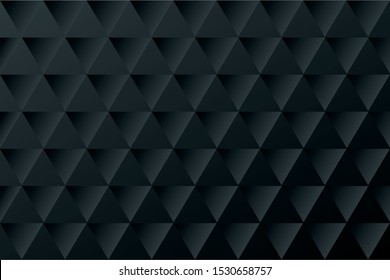 Dark geometric pattern background for a cool black luxury design concept. Vector design. Fashion, technology and web design.