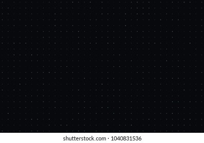 Dark geometric pattern with small squares. Abstract lights from the Windows. Night city. Design element for web banners, posters, cards, wallpapers, backdrops, panels Vector illustration