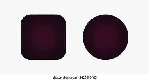 Dark geometric shapes. Geometric figures. Social media concept. Vector illustration. EPS 10