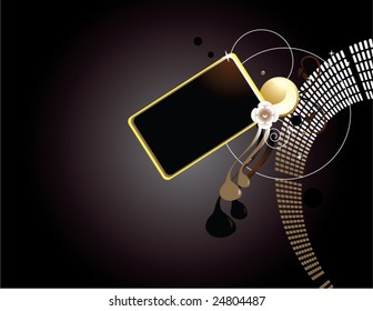 Dark glam abstract 2 - vector