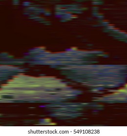 Dark glitch background, vector illustration. 